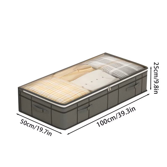 Foldable Under-Bed Clothes Storage Bag – Large Capacity Quilt & Garment Organiser