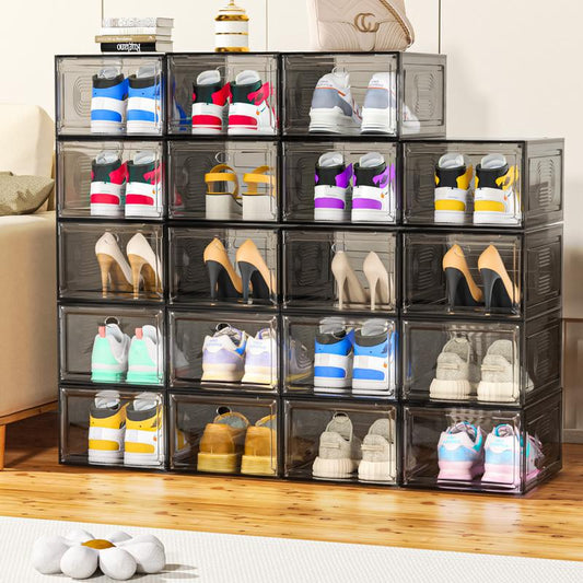 Stackable Shoe Display Organisers – Sleek Storage for Sneakers and Everyday Footwear