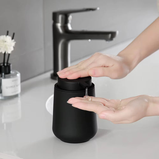  Liquid Hand Soap Dispenser – 320 mL Refillable Plastic Bottle for Bathroom & Kitchen