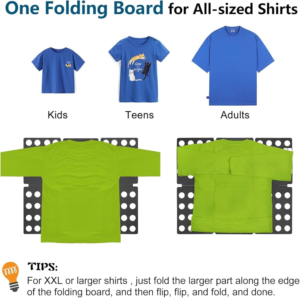 Essential Clothes Folder – Quick Folding Board for Adults and Kids