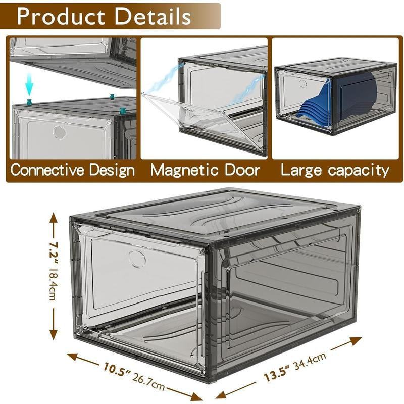 Stackable Shoe Display Organisers – Sleek Storage for Sneakers and Everyday Footwear