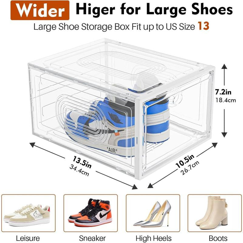 Stackable Shoe Display Organisers – Sleek Storage for Sneakers and Everyday Footwear