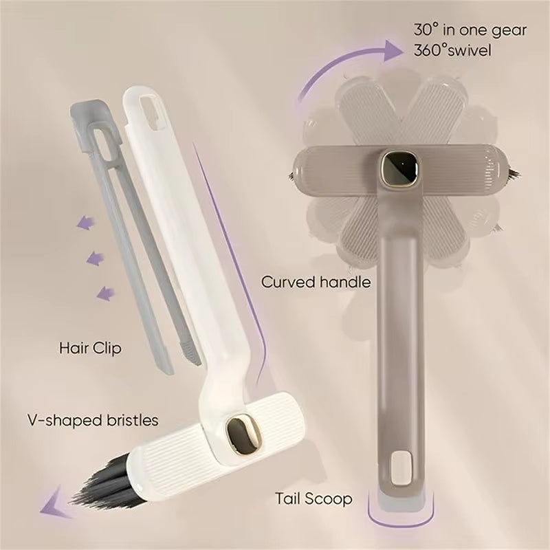 Multi-Function Rotating Crevice Cleaning Brush – 360° Deep Clean for Hard-to-Reach Areas
