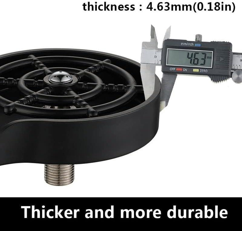 Matte Black Automatic Glass Rinser